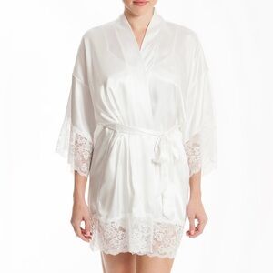 ‘The Bride’ silky bridal robe